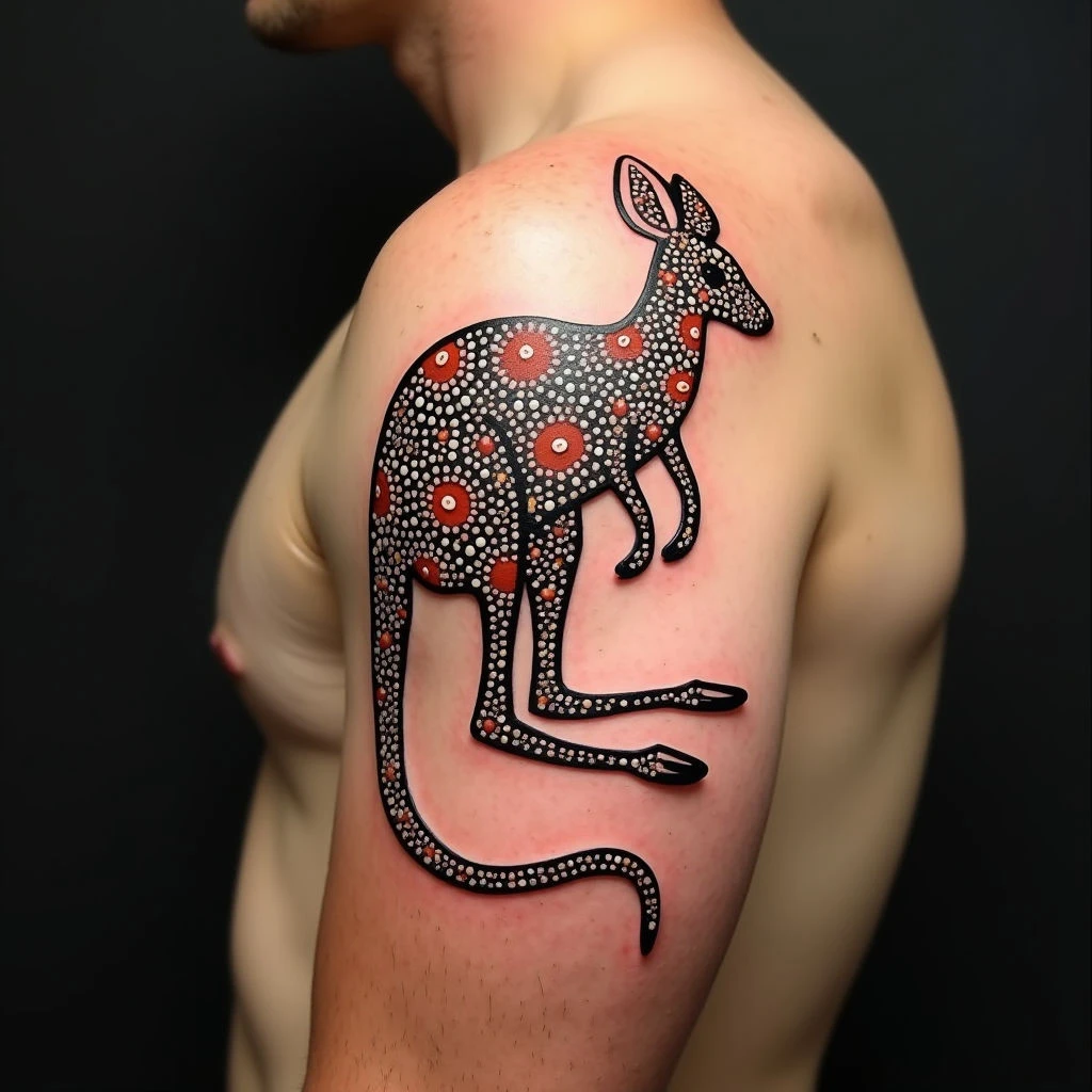 Men's Tattoo Ideas Inspired by Aboriginal Dreamtime for Mom