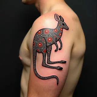 Men's Tattoo Ideas Inspired by Aboriginal Dreamtime for Mom