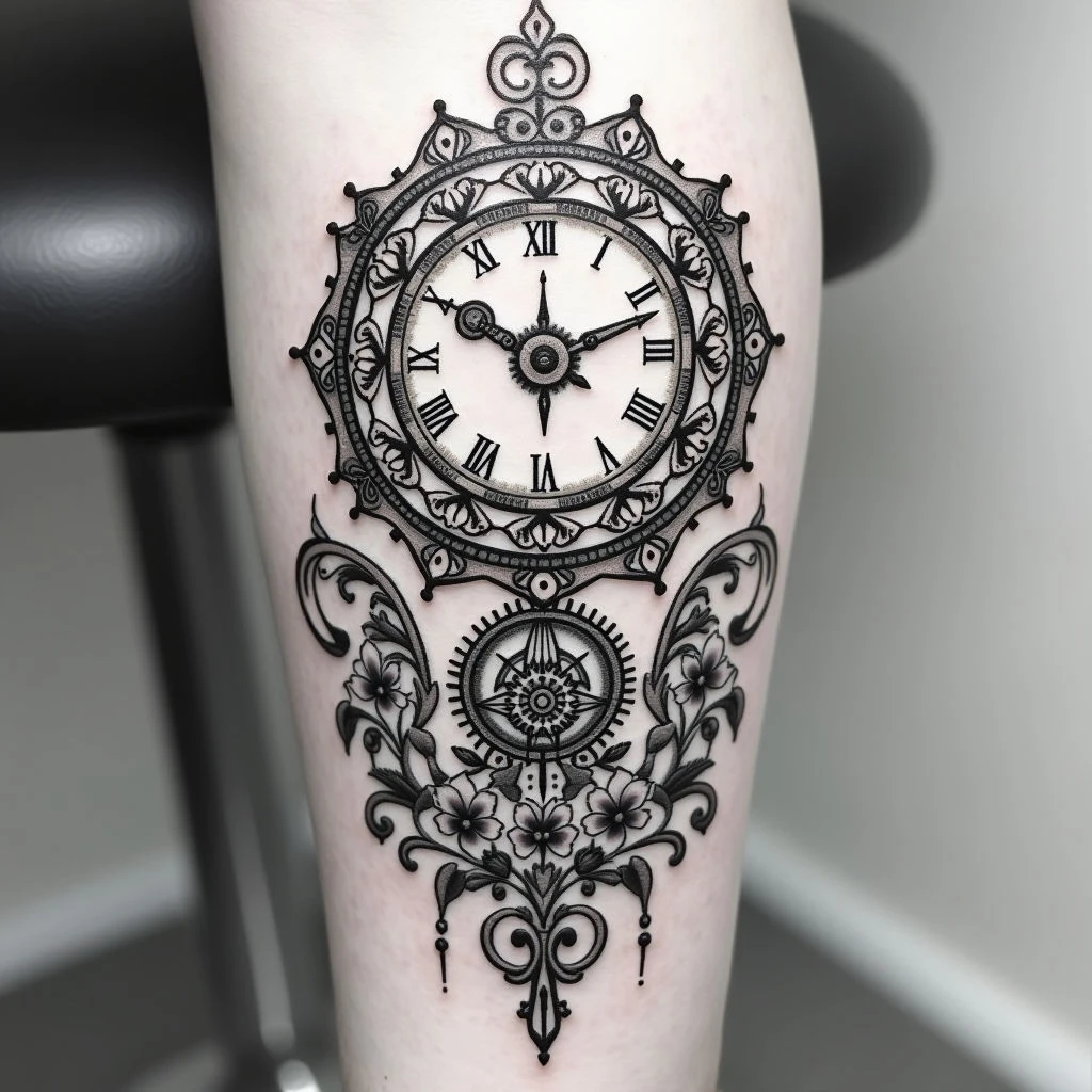 Mens Clock Hand Tattoo Designs: A Guide to Meaning & Inspiration