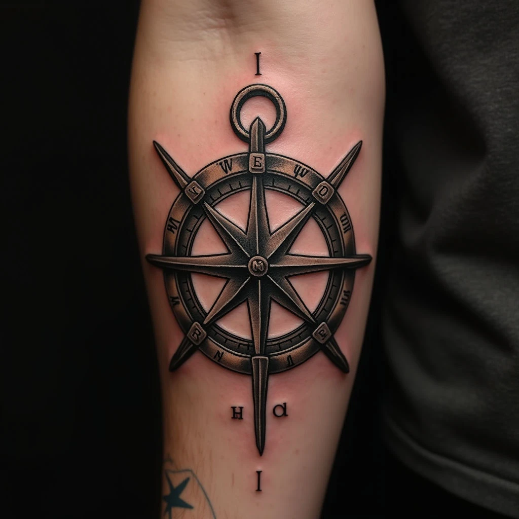 Mens Compass Tattoo Meaning: A Guide to Direction, Adventure & History