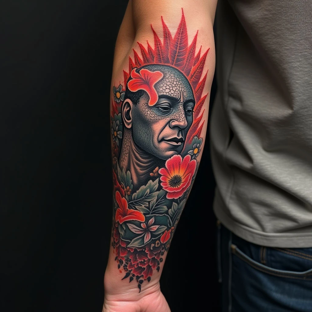Men's Forearm Sleeve Tattoo Ideas: A Guide to Healing & Expression