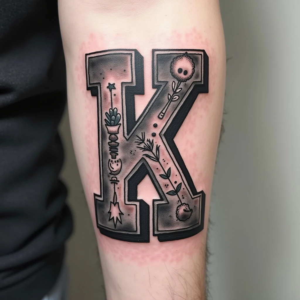 Men's Letter Tattoo Designs: Inspiration & Ideas