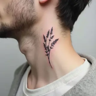 Mens Neck Tattoo Ideas: Subtle Statements & Elegant Designs