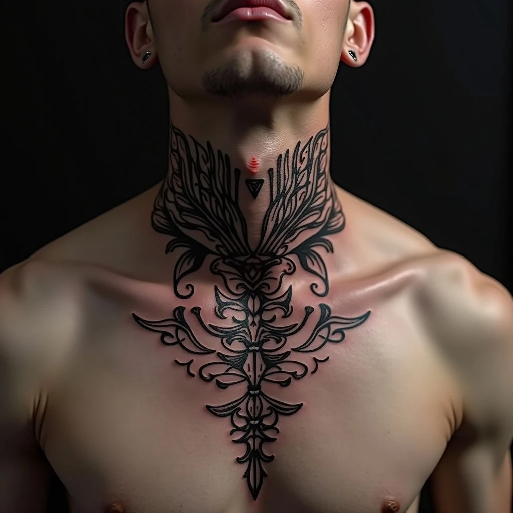 Mens Neck Tattoo Ideas: Traditional Designs & Cultural Respect