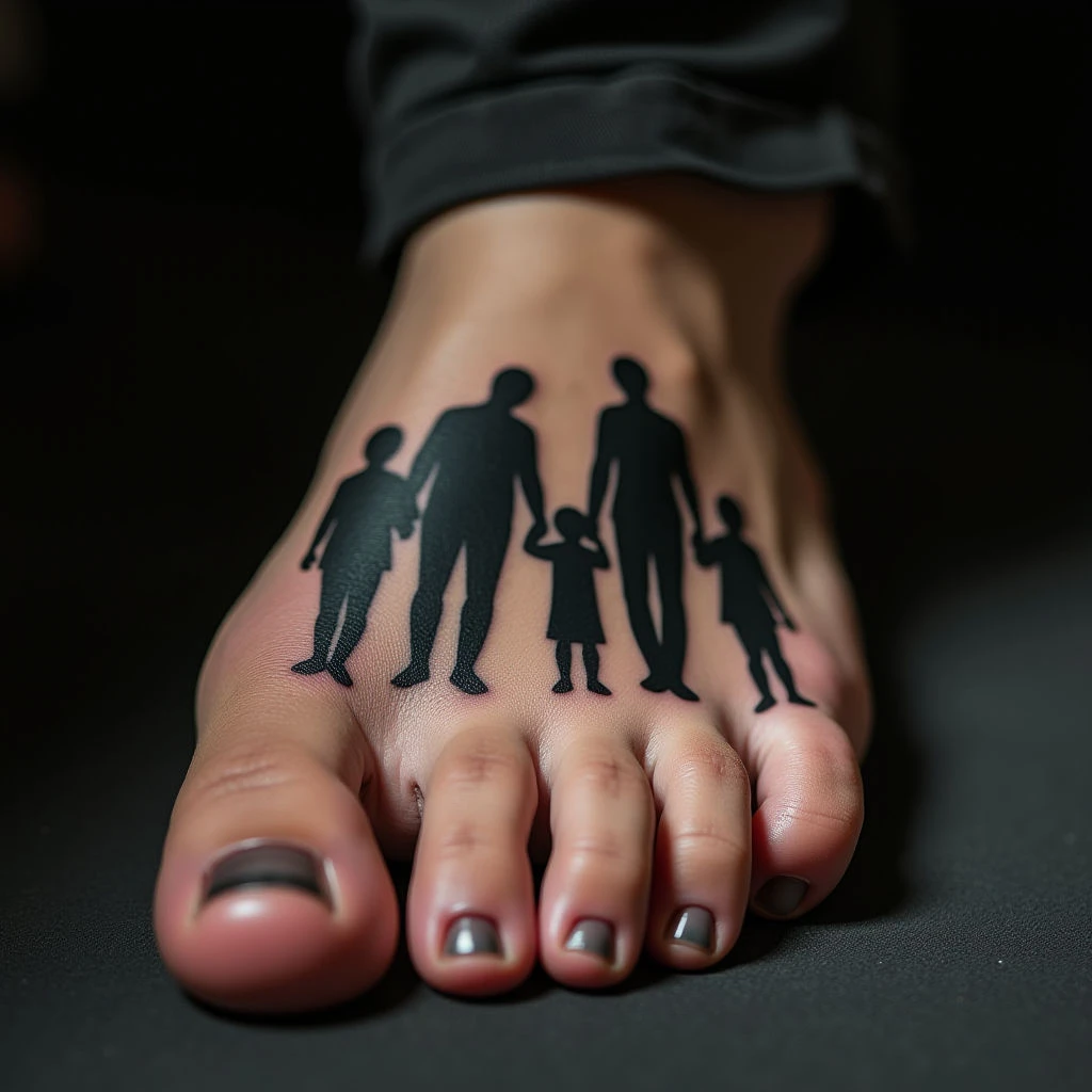 Tiny Foot Tattoos for Your Son: Micro-Realism Designs