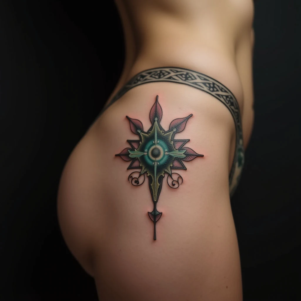 Small & Meaningful Thigh Tattoos for Women