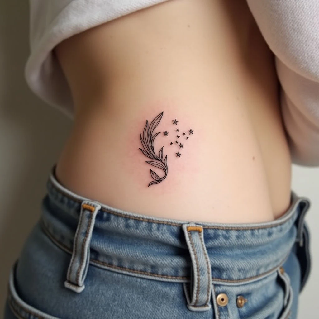 Minimalist Constellation Tattoos: A Celestial Touch