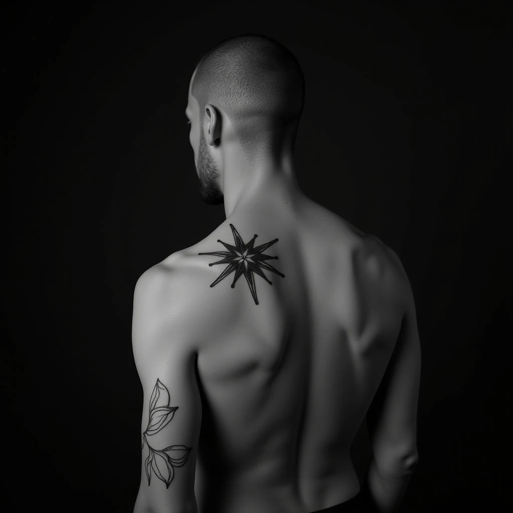 Minimalist Couple Tattoos: Meaningful Trash Polka Designs