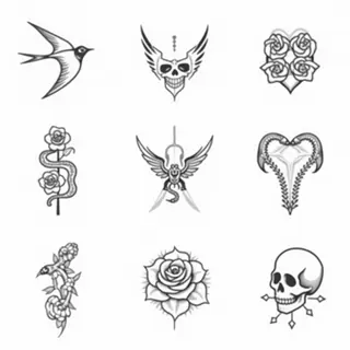 Vintage Flash Tattoo Sheet Inspiration