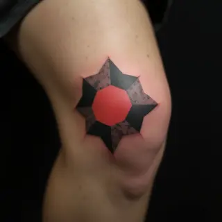 Tiny Geometric Tattoos on Your Knee: How Small Can They Be?