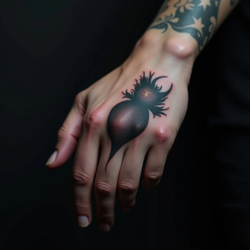 Unique Hand Tattoos for Men: Simple Micro-Realism Designs
