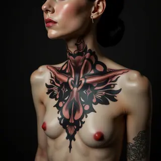 Delicate Chest Tattoos for Ladies: Simple & Elegant Designs