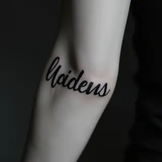 Cute Hand Tattoos for Girls: Simple Lettering Designs