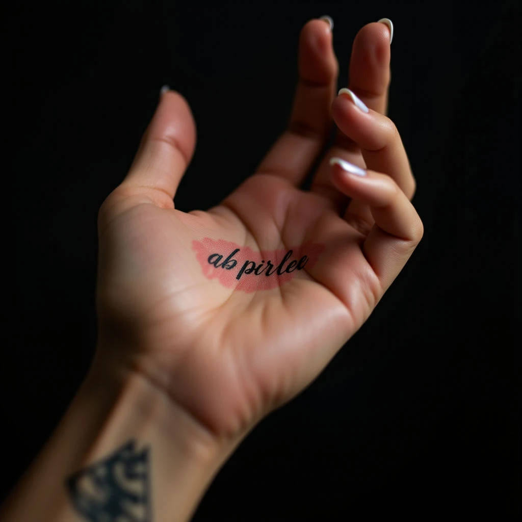 Lyric Tattoo Placement on Your Hand: A Minimalist Guide
