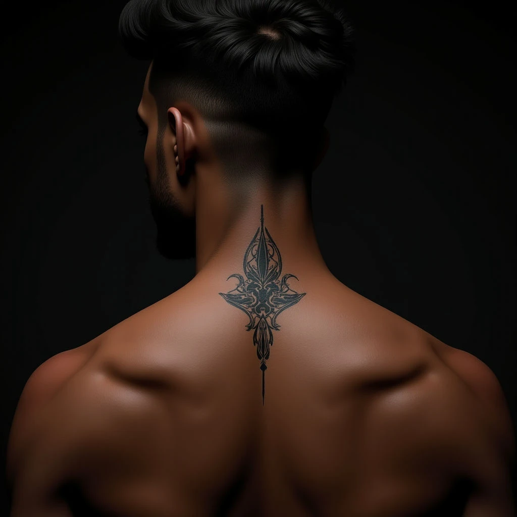 Neo-Traditional Spine Tattoos for Men: Subtle & Striking Designs
