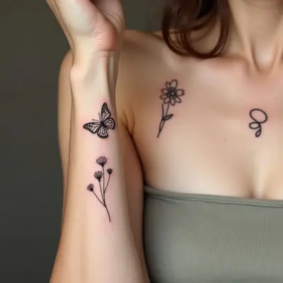 Minimalist Small Tattoos: Nature & Symbolism
