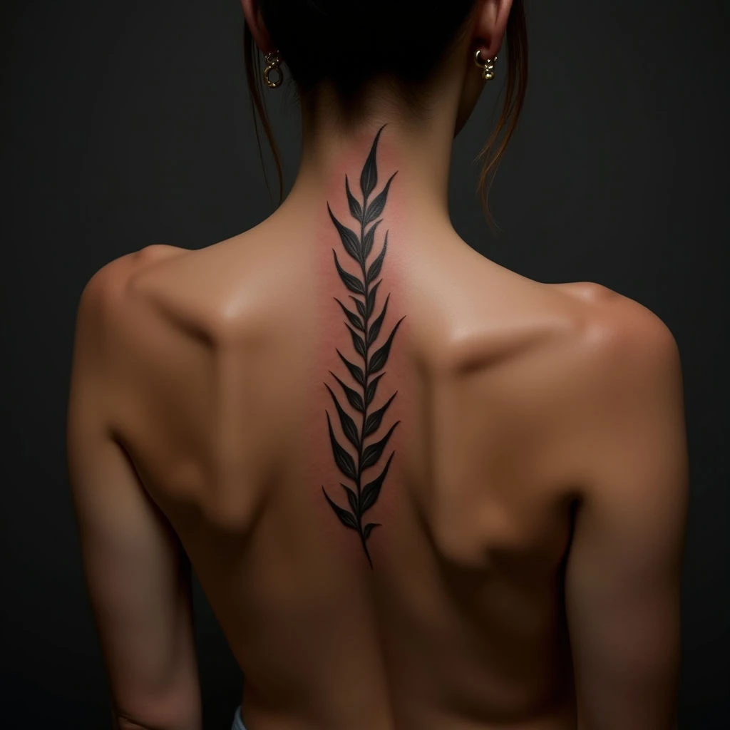 Minimalist Spine Tattoos for Women: Inspiring Designs