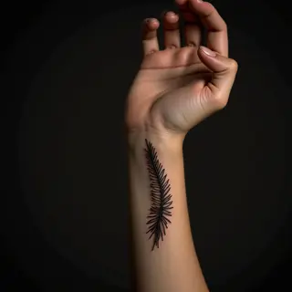 Majestic Gold Spine Tattoos for Men | Minimalist Designs