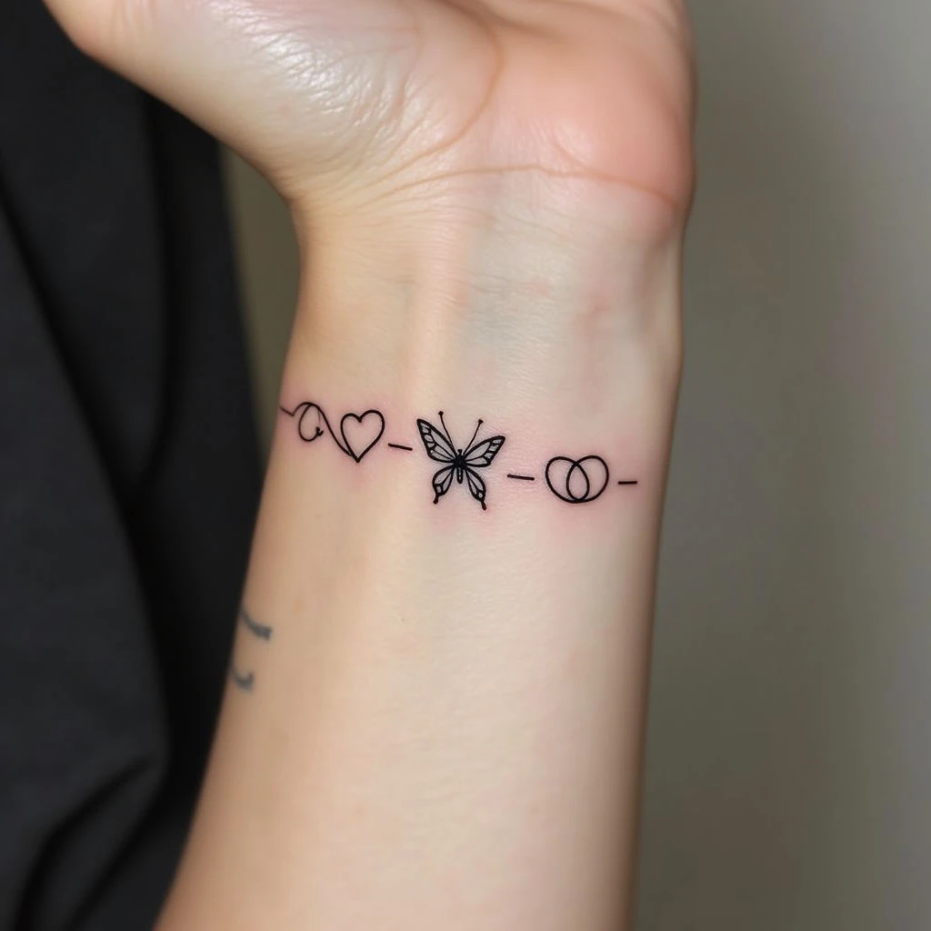 Delicate Minimalist Symbol Tattoos: Inspiration & Meaning