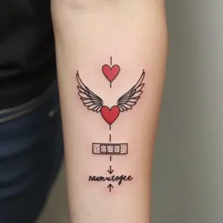 Minimalist Tattoo Collection on Forearm