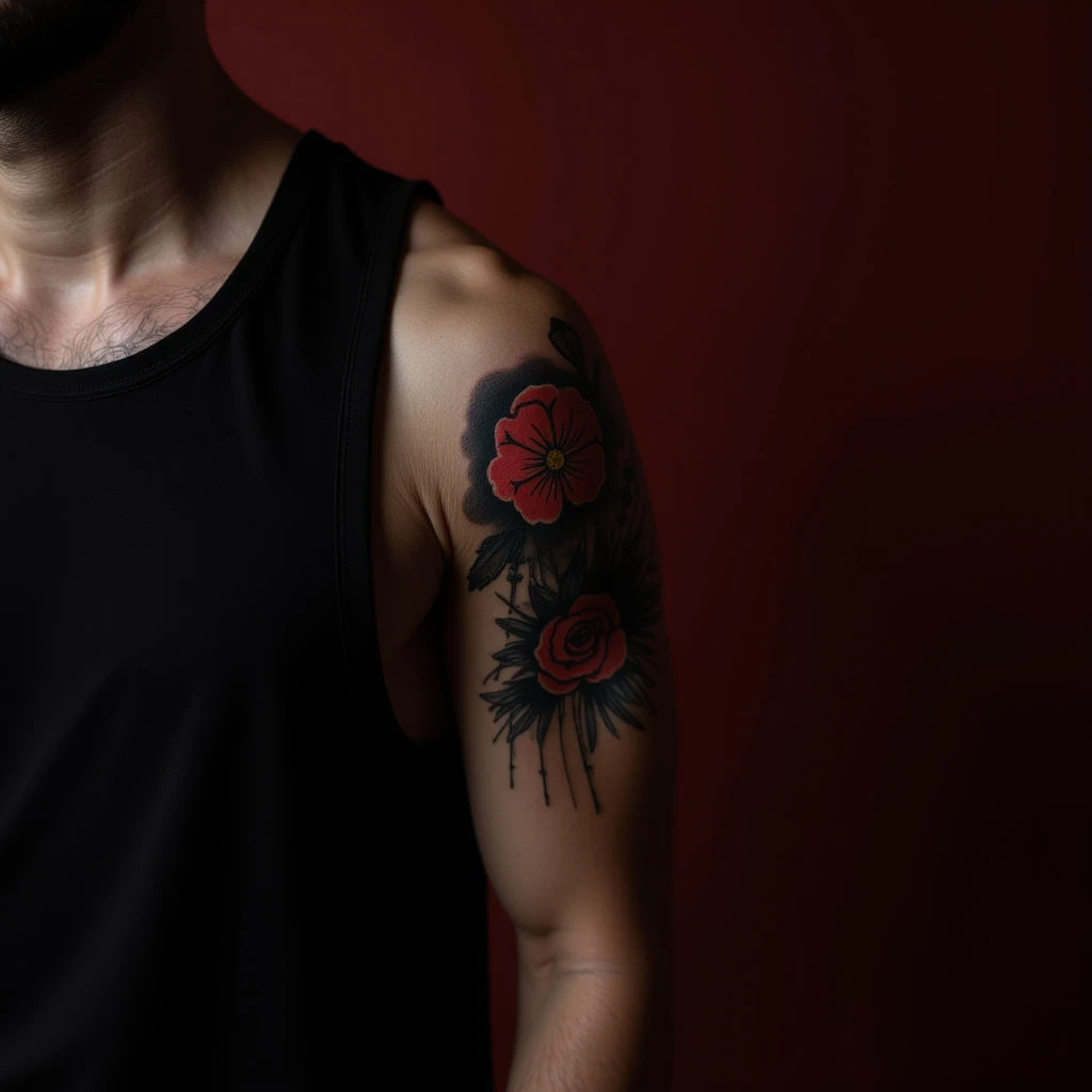 Bold Trash Polka Chest Tattoos for Men: XL Designs & Inspiration