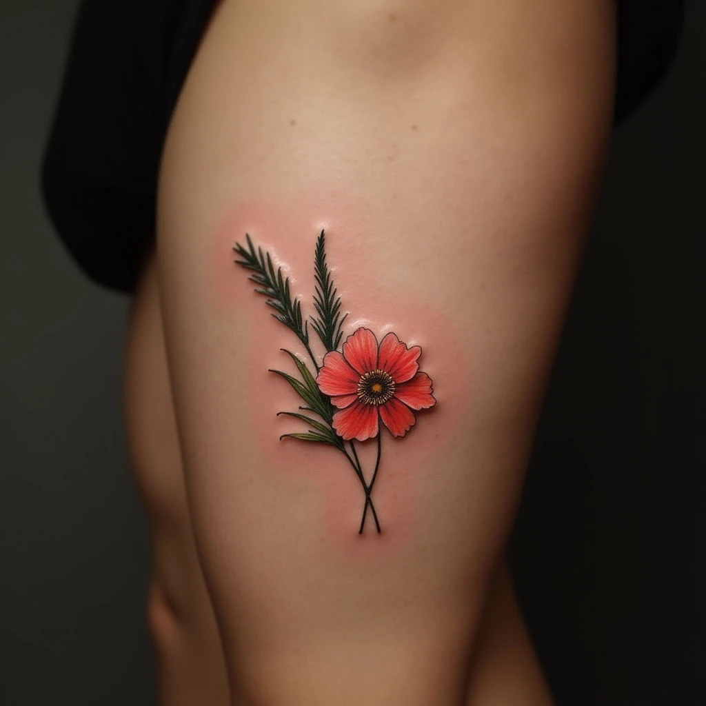 Subtle & Sweet: Minimalist Watercolor Couple Tattoos for a Lasting Bond