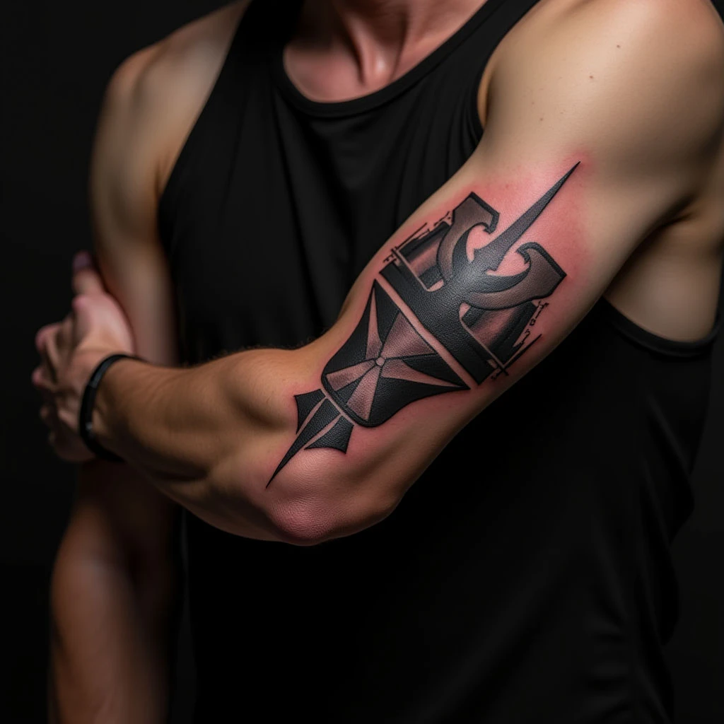 XL Chest Tattoos for Men: Meaningful Minimalist Designs