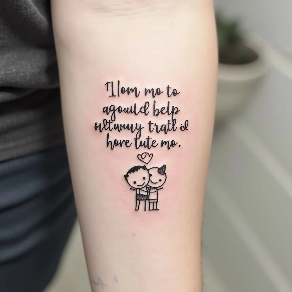 Touching Mom Quote Tattoos for Your Son: Meaningful Designs & Inspiration