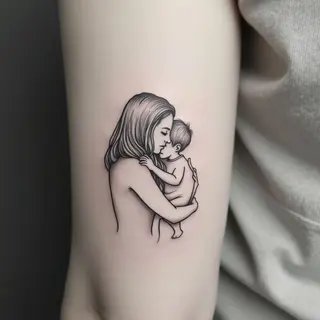 Mother & Child Tattoo Ideas: A Minimalist Guide