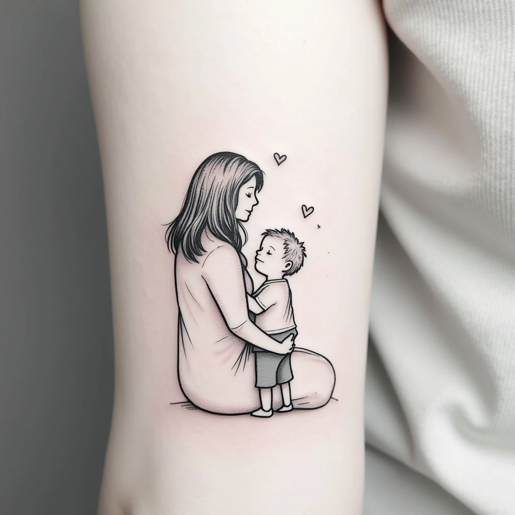 Mother Son Tattoo Designs: A Bond in Ink