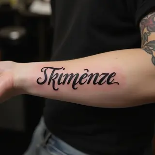 Name Arm Tattoo Ideas: A Typographic Guide