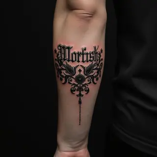 Name Forearm Tattoo Designs: A Dark & Bold Guide