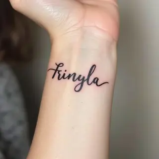 Elegant Name Tattoo Designs for Women's Wrists: Inspiration & Placement Guides
