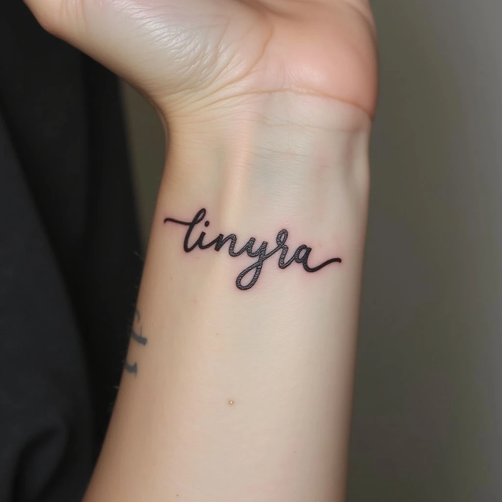 Name Tattoo Designs for Female Wrist: Tiny & Meaningful Ideas