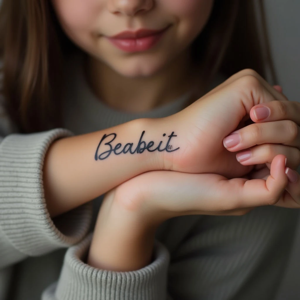 Sweet Name Tattoos for Girls: Tiny & Meaningful Designs