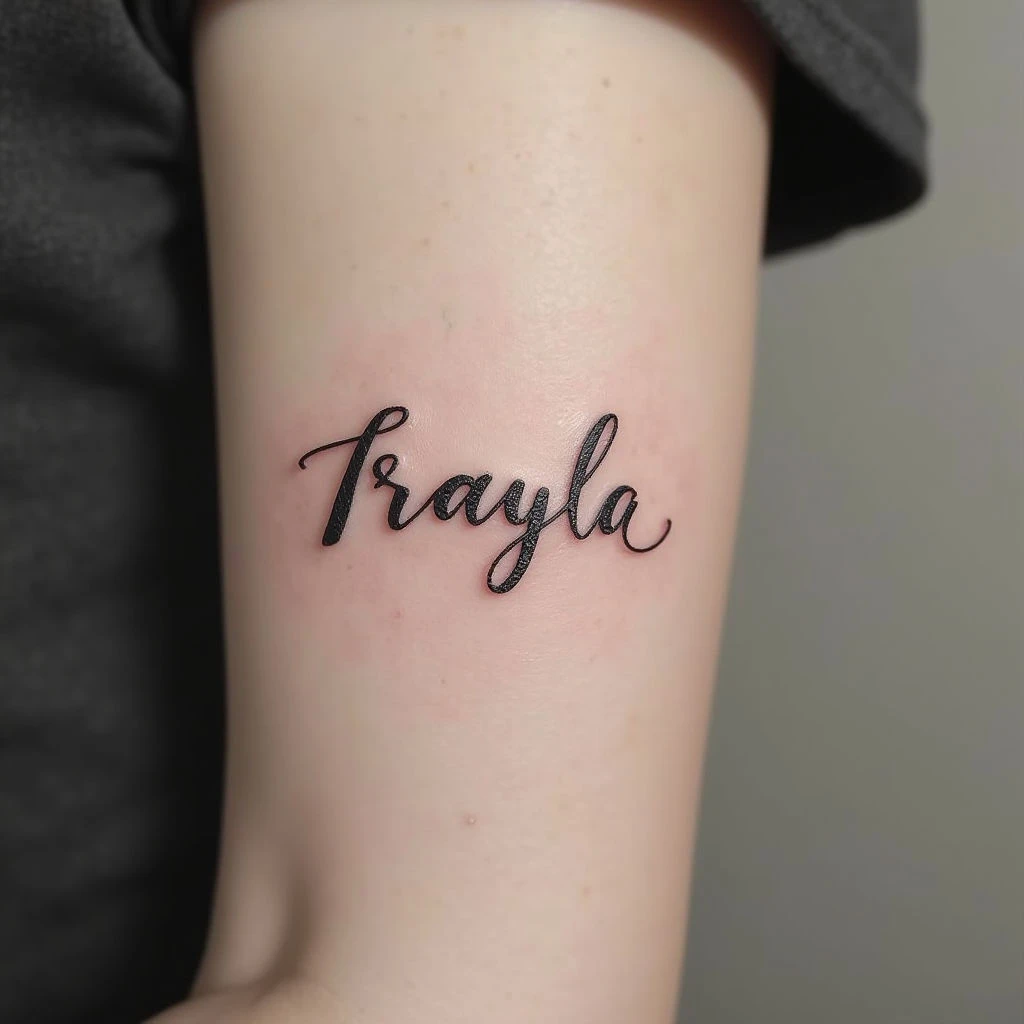 Elegant Name Tattoo Ideas for Women