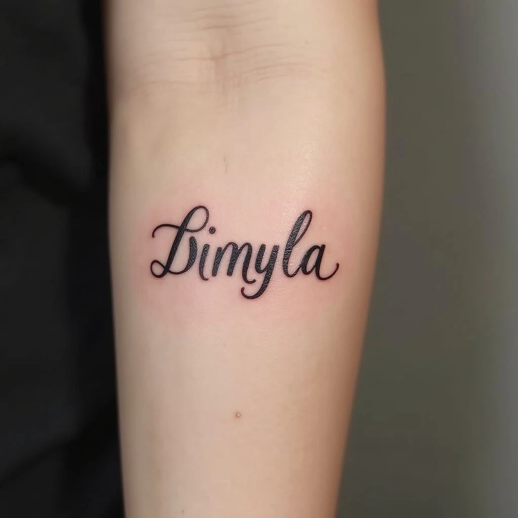 Small Name Tattoo Designs on Your Arm: A Guide to Meaning & Style