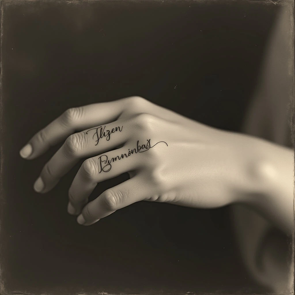 Name Tattoo on Hand for Girls: A Guide to Meaning & Design