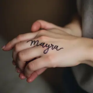 Name Tattoo on Hand: Meaning & Design Inspiration