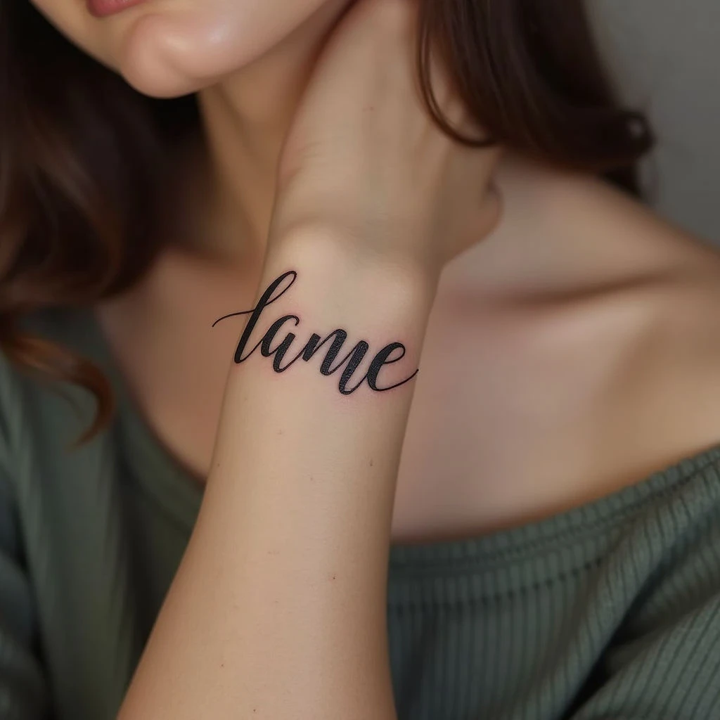 Elegant Name Tattoos for Women on Wrist: Inspiration & Guide