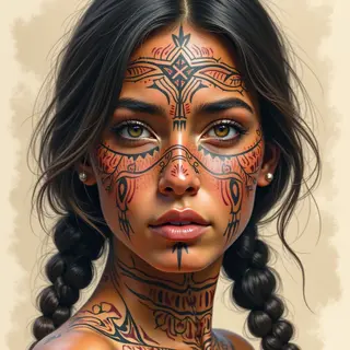 Native American Face Tattoo Meanings: A Cultural Exploration