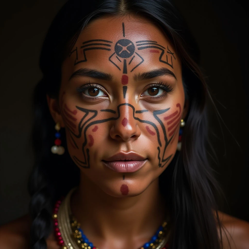 Native American Female Face Tattoo Meanings: A Cultural Guide