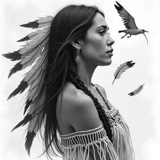 Native American Woman Tattoo: Meanings & Design Inspiration