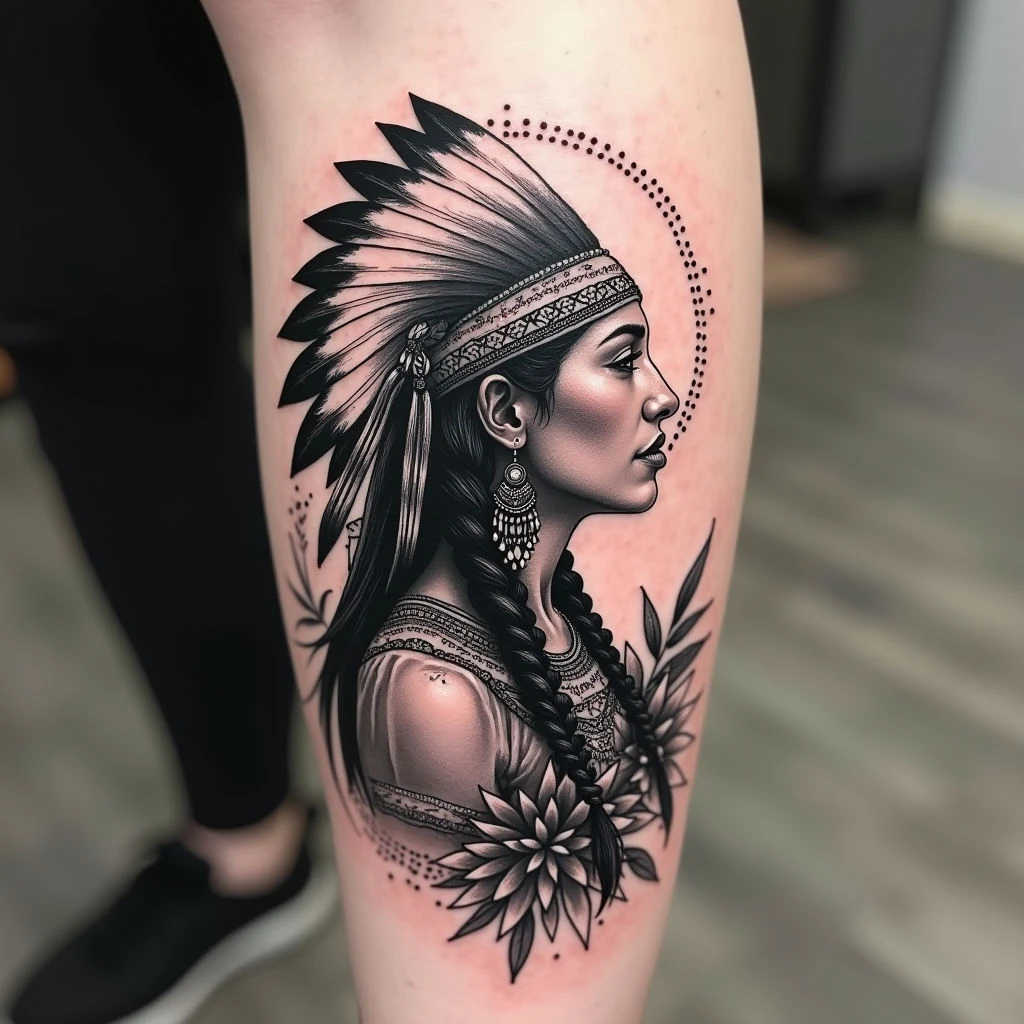 Understanding Native American Woman Tattoo Meanings