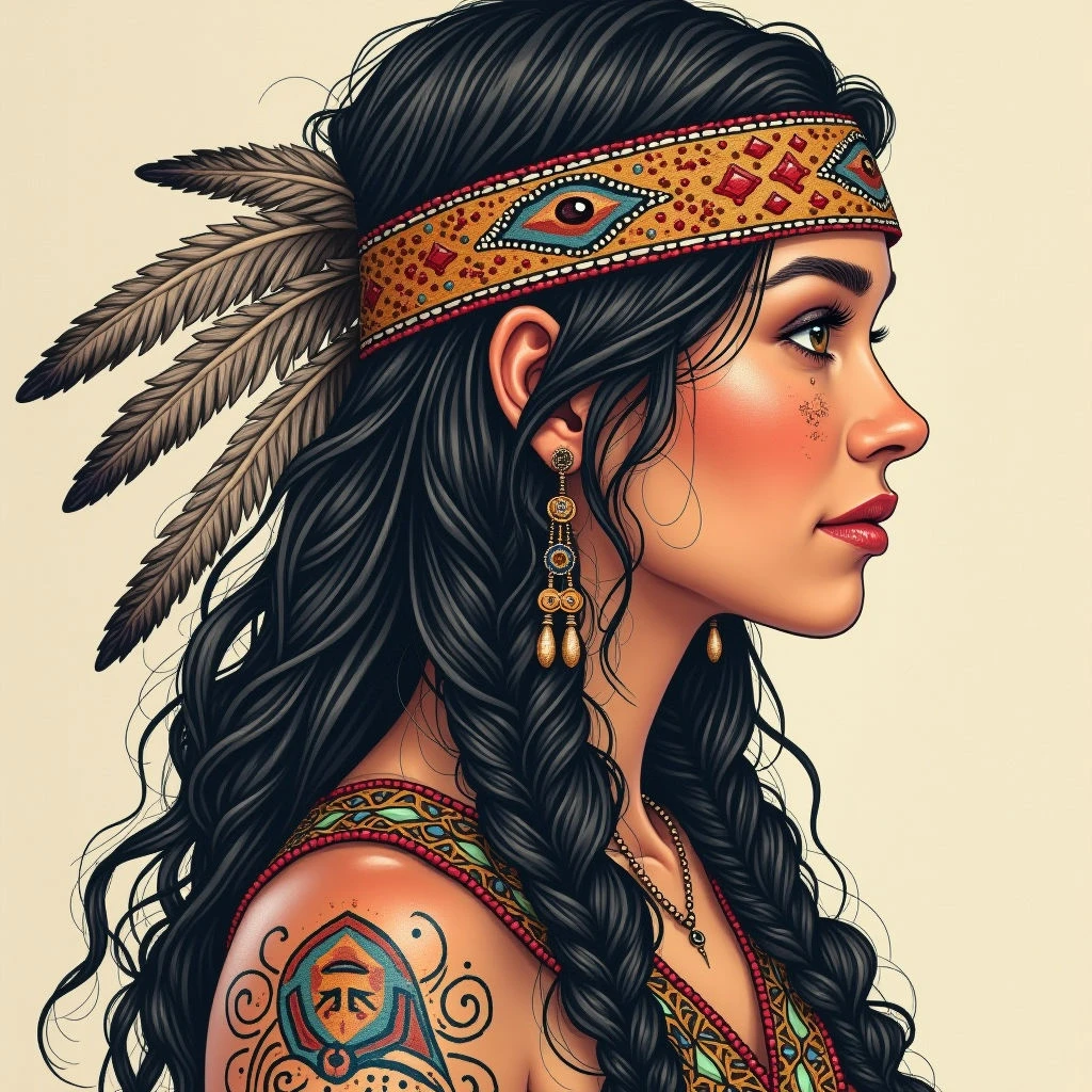 Understanding Native American Women Tattoo Meanings: A Guide to Symbolism & Respect