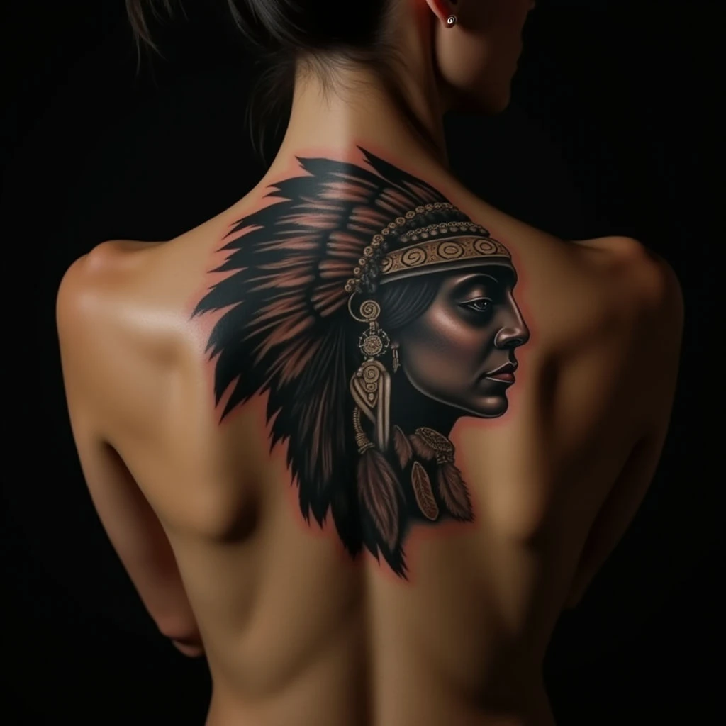 Stunning Native Indian Woman Tattoo Designs & Their Deep Meaning