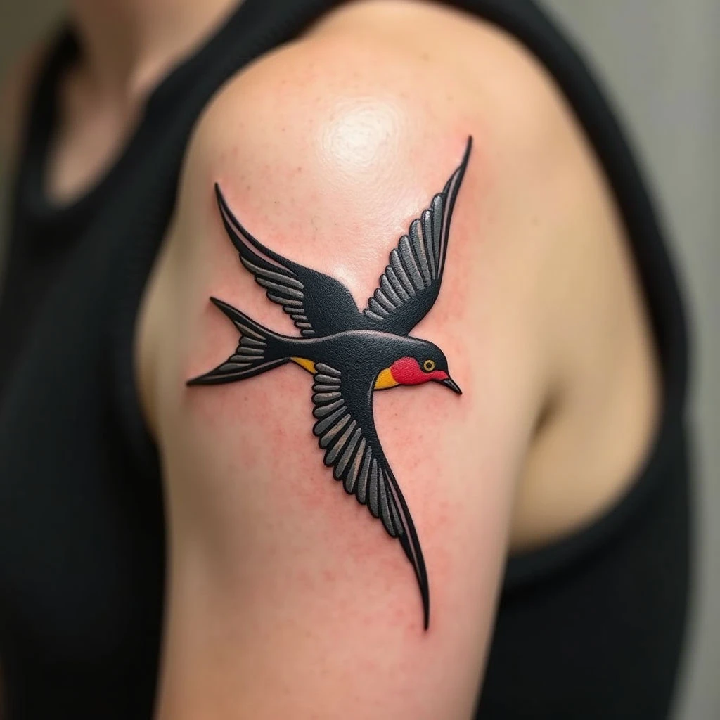 The Enduring Symbolism of Navy Swallow Tattoos