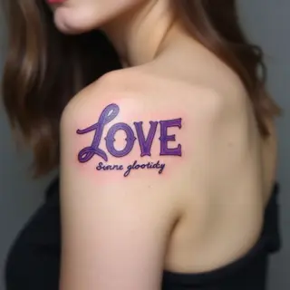 Loyalty Script Tattoo Design: A Gangster's Declaration