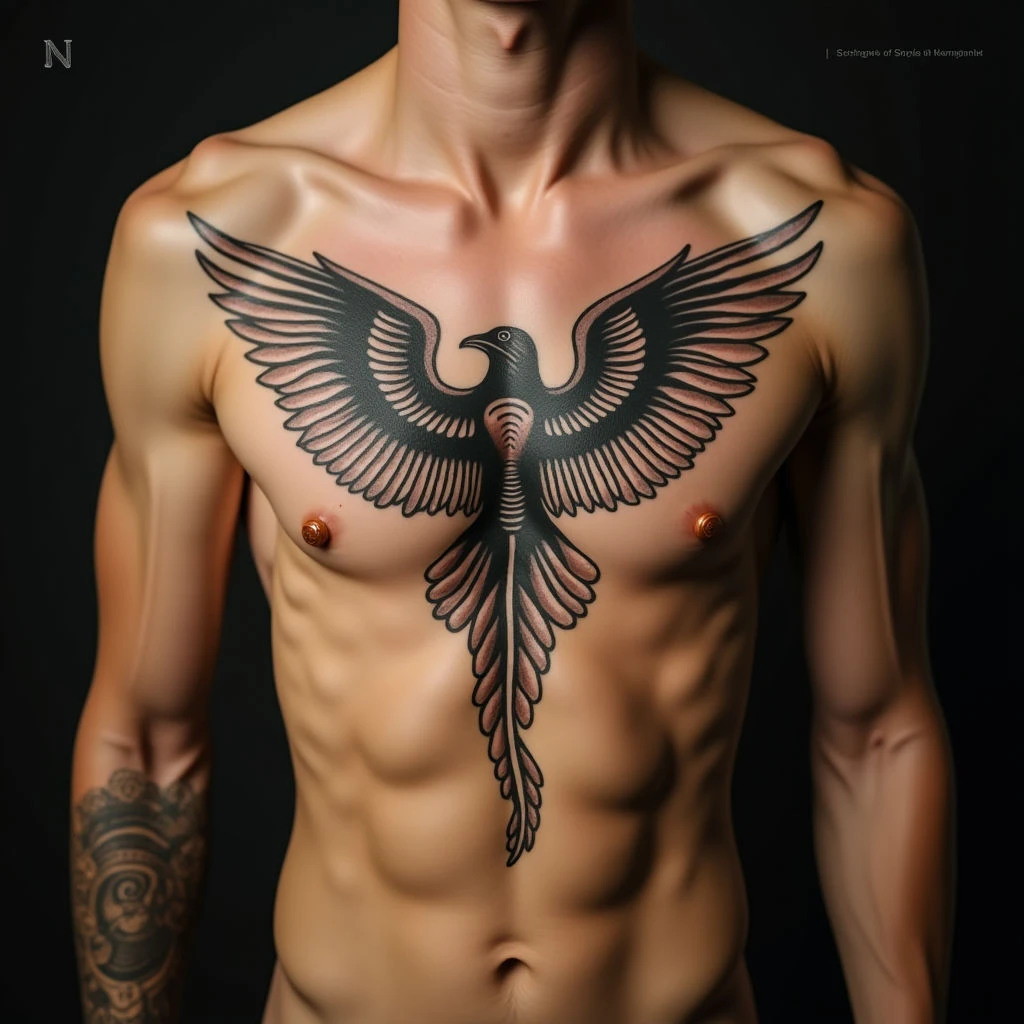 Neo-Traditional Sternum Tattoos: Guidelines & Inspiration