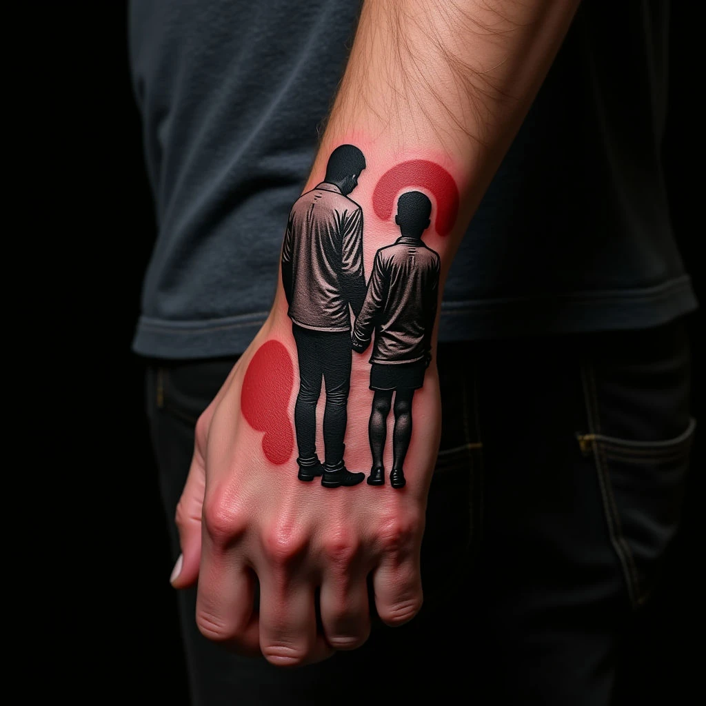 Neo-Traditional Twin Brother & Sister Wrist Tattoos: Designs & Inspiration